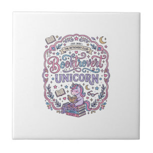 Carreau Licorne Booktrovert Licorne Ludique Cadeau Mignon 