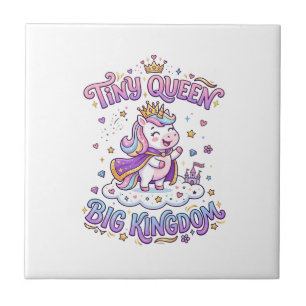 Carreau Licorne Petite Reine Grand Royaume Idée Cadeau Aut