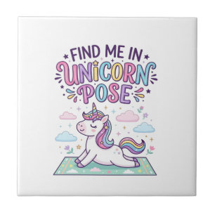 Carreau Licorne Trouvez-moi en Licorne Pose Impression Prê
