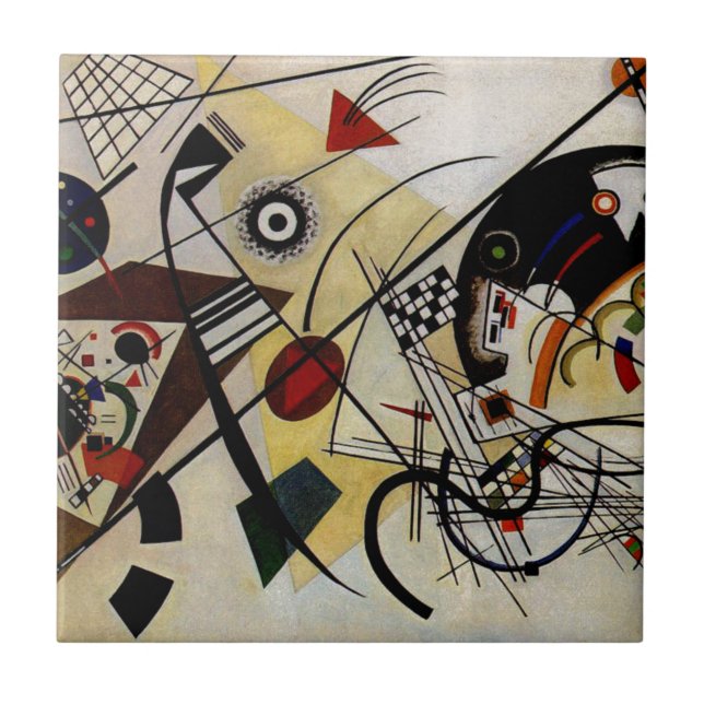 Carreau Ligne ininterrompue Kandinsky Transverse (Devant)