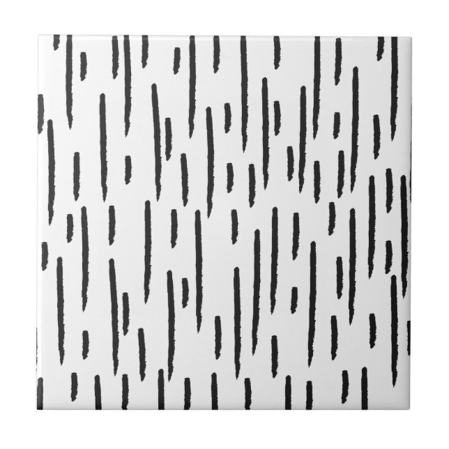 Carreau Lignes de Doodle dessinées à la main (Devant)