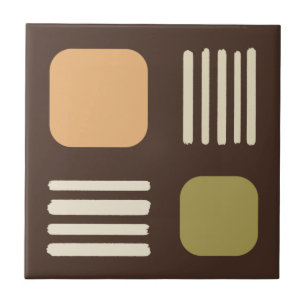 Carreau Lignes minimalistes minimalistes modernes du milie