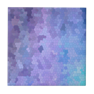 Carreau Lilas et Lavendar par le verre souillé