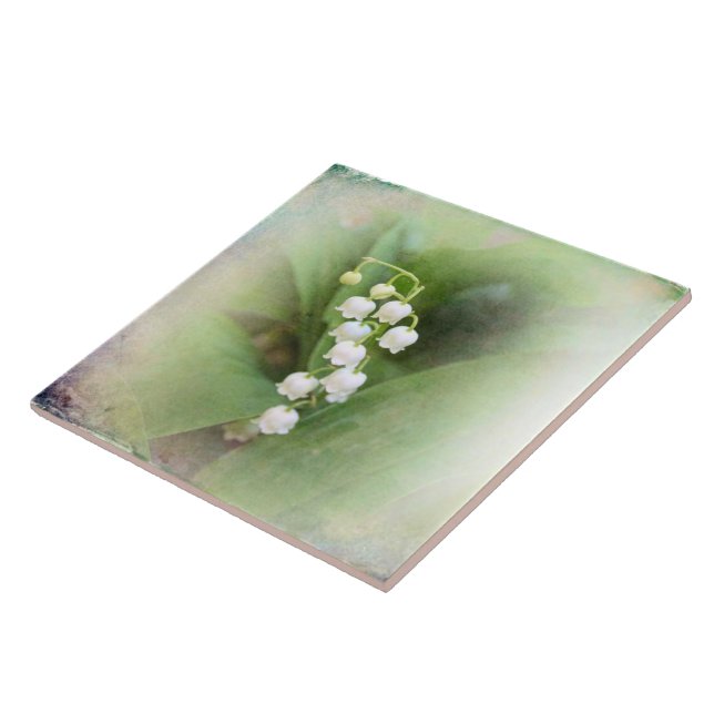Carreau Lily of the valley Ceramic Tile (Côté)