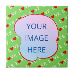 Carreau Lime Green LOVE