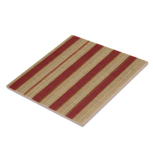Carreau Linen Luxe tendance Burgundy Gold Collection