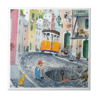 Carreau lisbon en construction tuile 06