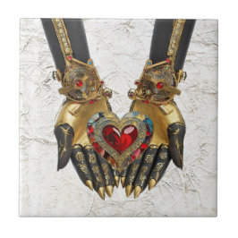 Carreau L'offre - Coeur dans les mains