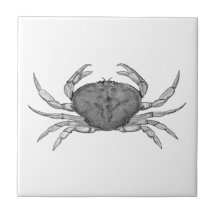 Logo de crabe de Dungeness (schéma)