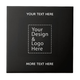 Carreau Logo et conception de texte simples Marque commerc