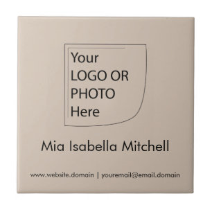 Carreau Logo Taupe Soft Color - Carrelage en céramique