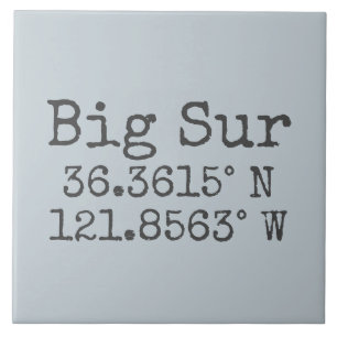 Carreau Longitude Big Sur Latitude