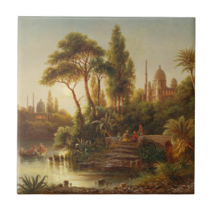 Carreau L'Orient sous la lumière du soir - Albert Rieger