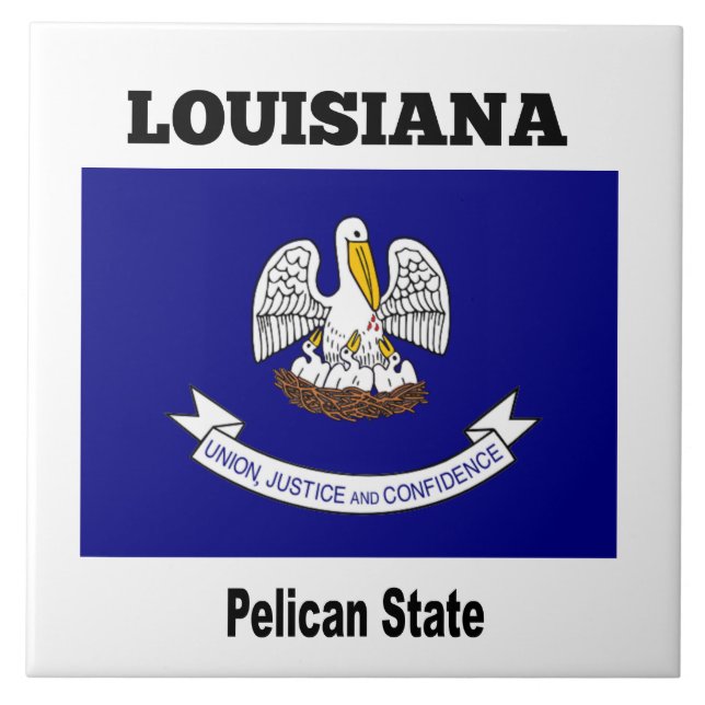 Carreau Louisiane, État du Pélican, (Devant)