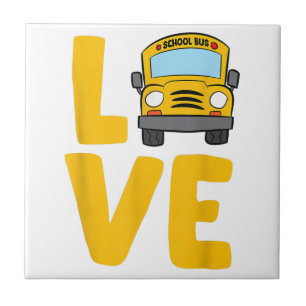 Carreau Love School Bus Driver Schoolbus Busdriver