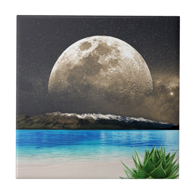 Carreau Lune Et Plage (Devant)