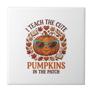 Carreau Lunettes de soleil Halloween Patch Citrouilles Mig