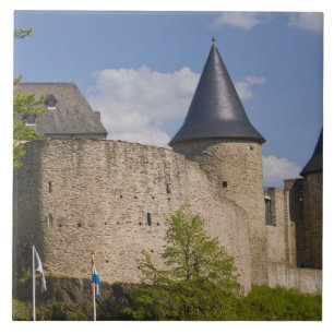 Carreau Luxembourg, vallée de la Sûre. Bourscheid,
