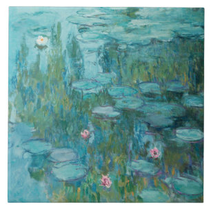 Carreau Lys d'eau (par Claude Monet, 1915)