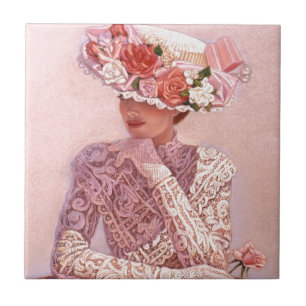 Carreau Madame victorienne romantique