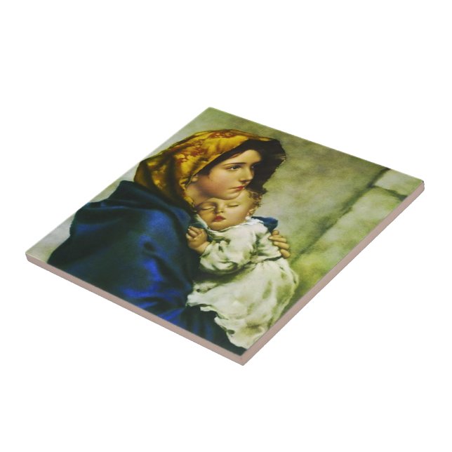 Carreau Madonnina - Vierge Marie - Vierge des rues (Côté)