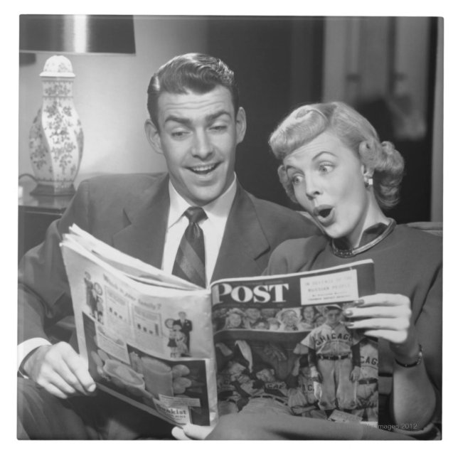 Carreau Magazine de lecture de couples (Devant)