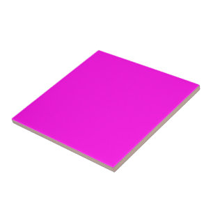 Carreau Magenta brillant (couleur solide)