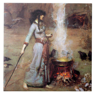 Carreau Magic Circle, John William Waterhouse