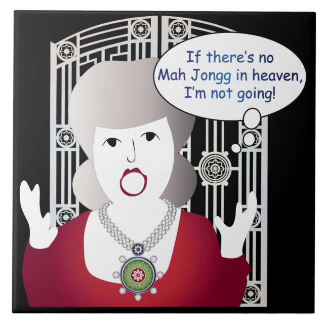 Carreau Mah Jongg Dit Ciel (Devant)