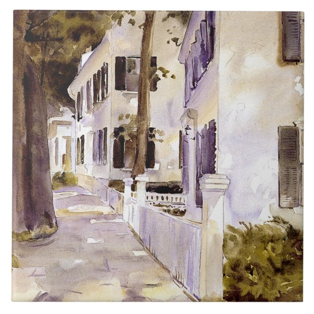 Carreau Main Street, Nantucket, fine art, (Devant)