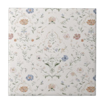 Maison de campagne fantaisiste pastel aquarelle fl