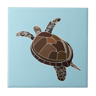 Carreau Maison de plage de la tortue de mer