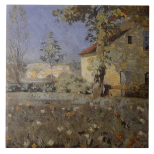 Carreau Maison vintage Mourier-Petersen dans le jardin