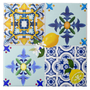 Carreau Majolica, style méditerranéen 