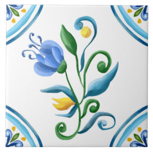 Carreau Majolica, tuiles siciliennes