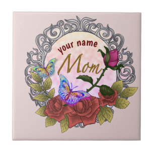 Carreau Maman Rose Rosebud