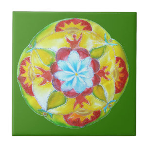 Carreau Mandala Art Custom Photo Tile