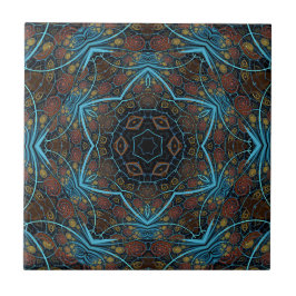 Carreau Mandala Rosette Boho Bohemian Style Dandy Motif