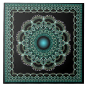 Carreau Mandala vedette factice