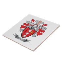 Manteau de crête de famille de Rankin des bras