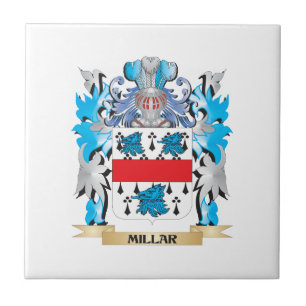 Carreau Manteau de Millar des bras - crête de famille