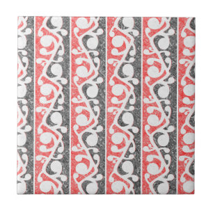 Carreau Maori Tribal Motif en détresse