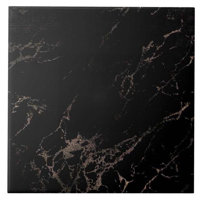 Carreau Marbre look Rose Gold Black Carrelage (Devant)