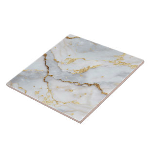 Carreau Marbre moderne Agate White Gold Collection