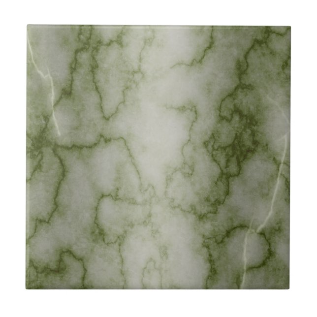 Carreau Marbre vert et blanc (Devant)