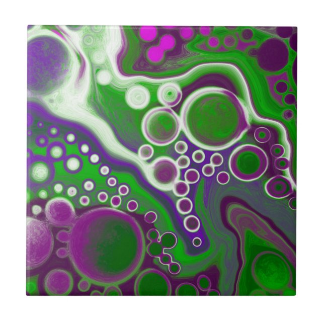Carreau Marbre violet et vert (Devant)