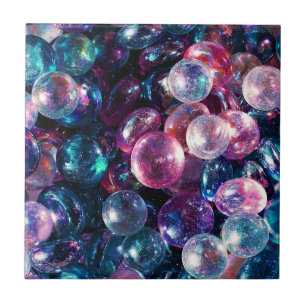 Carreau Marbres en verre brillants colorés