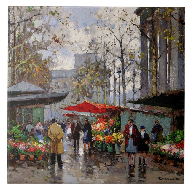Carreau Marché aux fleurs à La Madeleine (Devant)