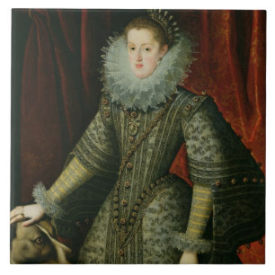 Carreau Margarita de la Reine de l'Autriche, 1609 (huile