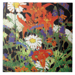 Carreau Marguerites, Lys de bois et Vetch